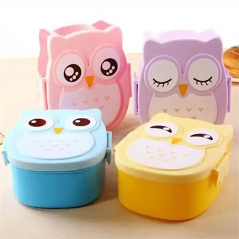 Eco-Friendly Bento Lunch Box for Kids & Students – Reusable PP Plastic with Cutlery