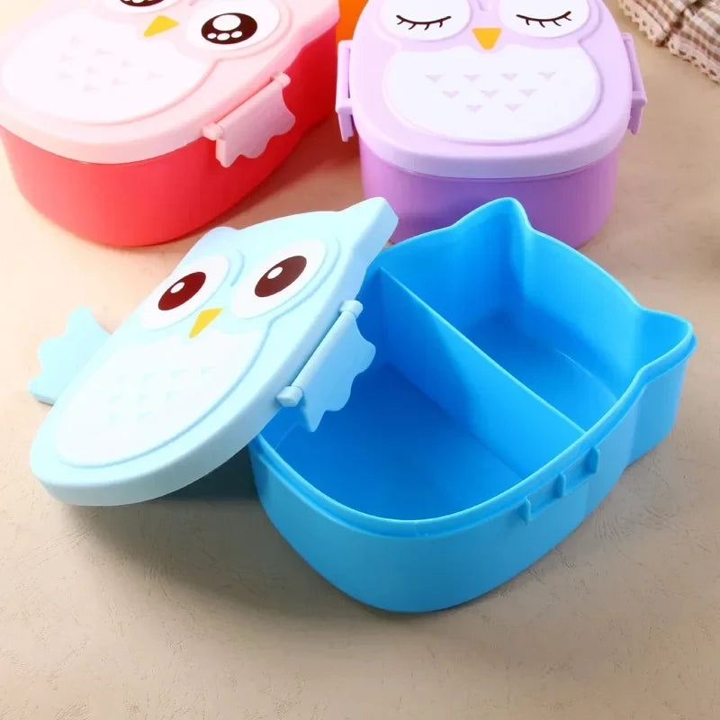 Eco-Friendly Bento Lunch Box for Kids & Students – Reusable PP Plastic with Cutlery