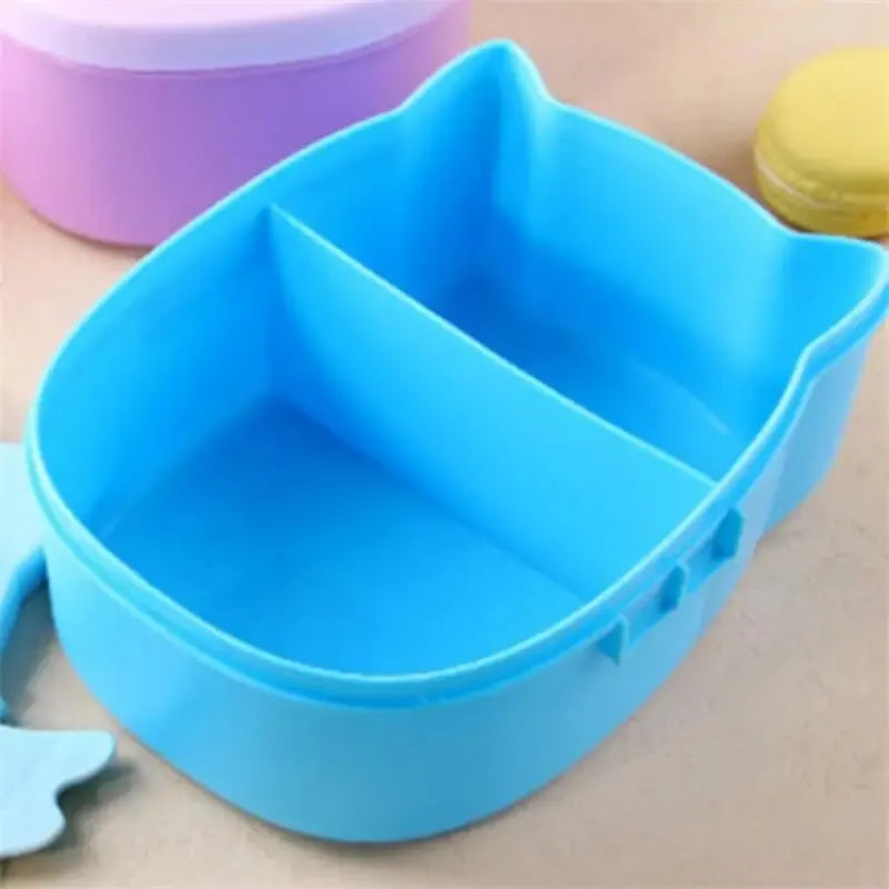 Eco-Friendly Bento Lunch Box for Kids & Students – Reusable PP Plastic with Cutlery